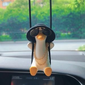 Cartoon Duck Design Car Hanging Ornament